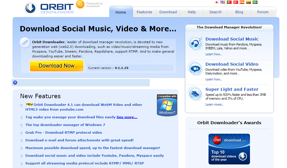 Orbit Downloader  the ultra file   social media  YouTube etc..  download manager